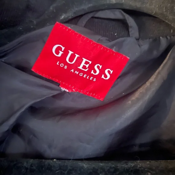 GUESS Black Puffer Jacket - Picture 6 of 7